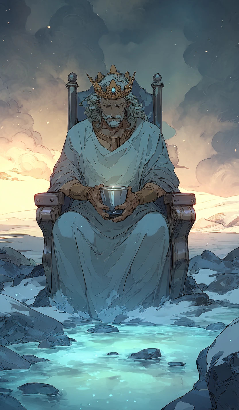 Tarotkarte König der Kelche