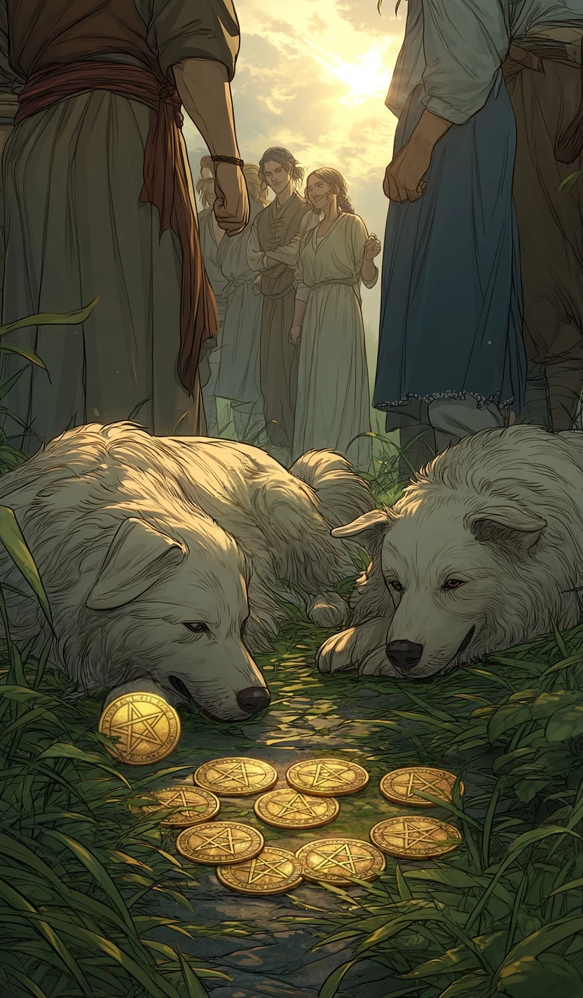 Tarot card Ten of Pentacles