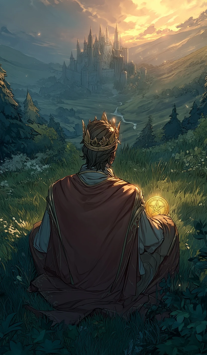 Tarotkarte König der Pentakel